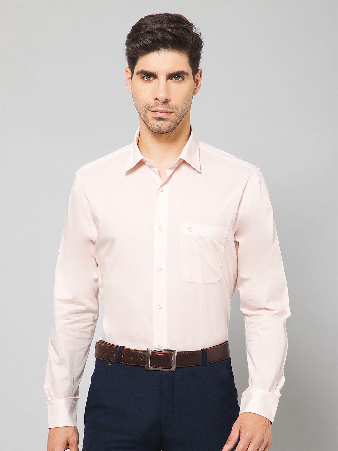 cantabil spread collar smart cotton formal shirt