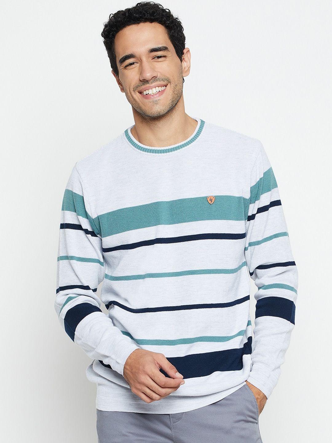 cantabil striped cotton pullover sweater