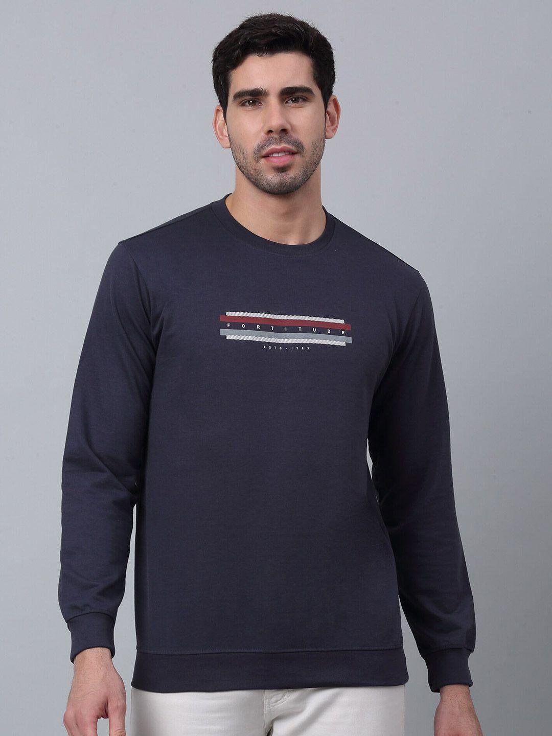 cantabil typography printed cotton pullover
