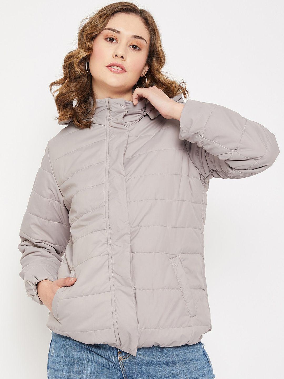 cantabil women lightweight hooded padded jacket