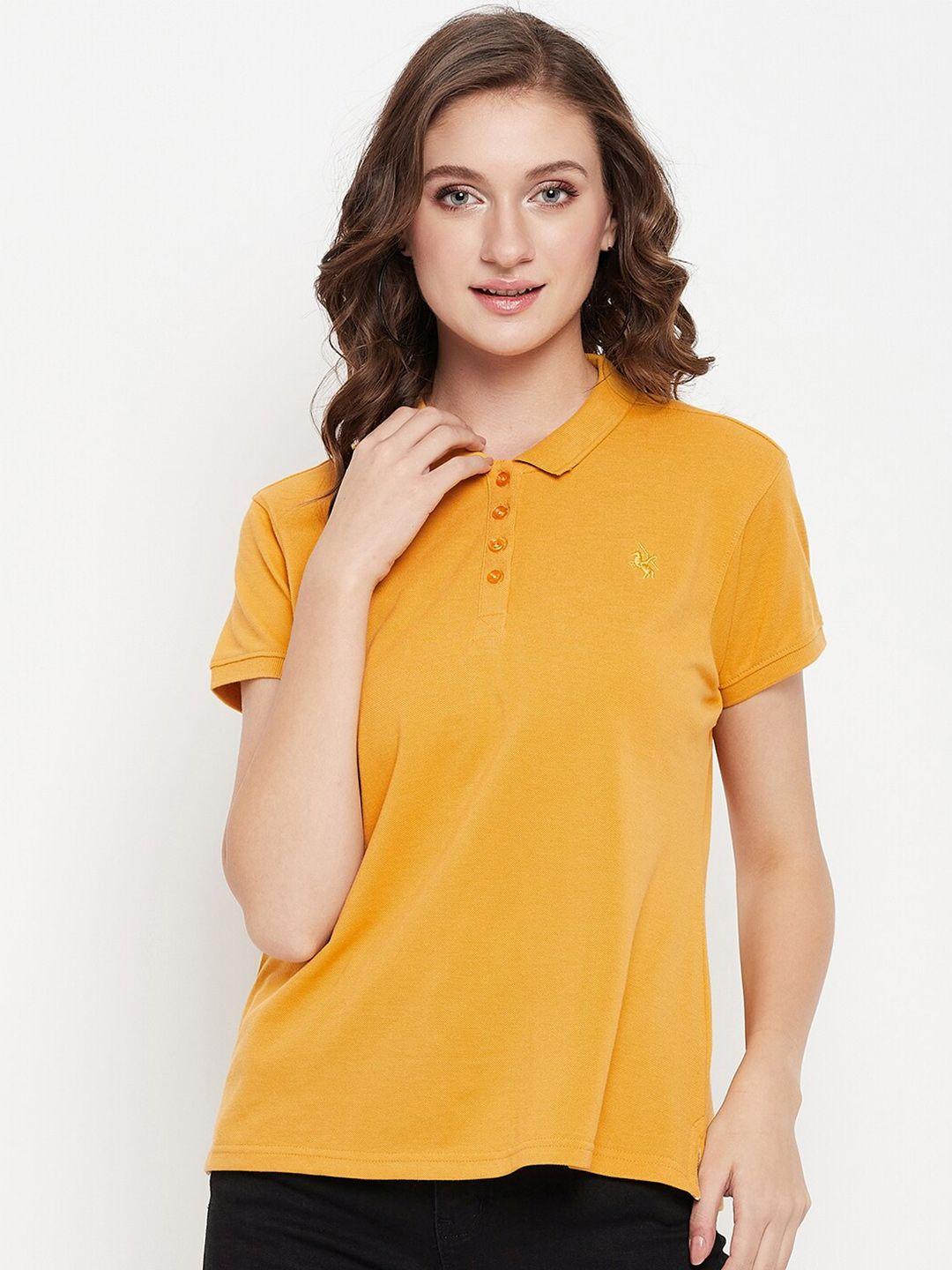 cantabil women polo collar t-shirt