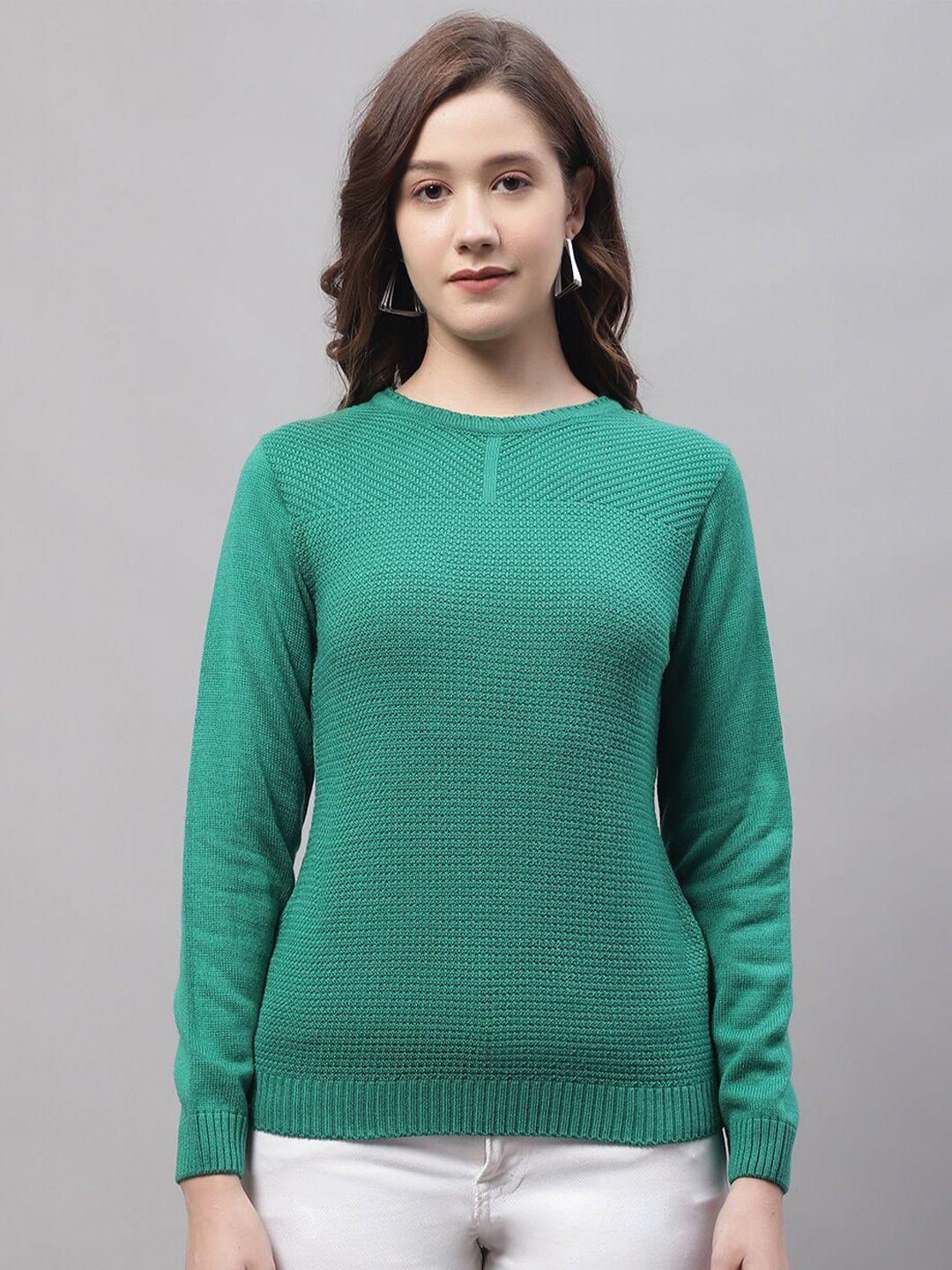 cantabil women round neck acrylic pullover