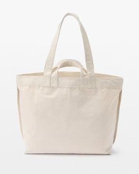 canvas double handle tote bag