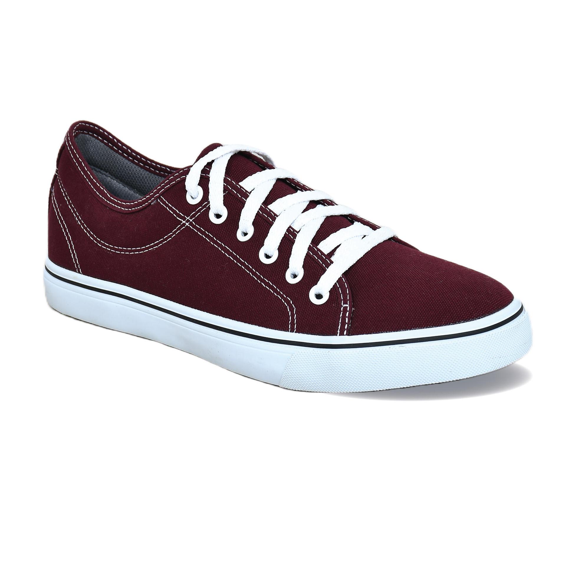 canvas skateboarding / longboarding low-top shoes vulca 100 - brown