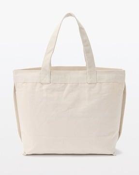 canvas wide tote bag