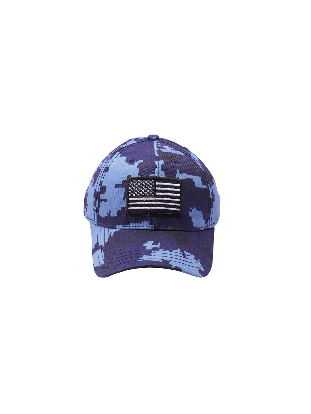 cap shap unisex blue embroidered baseball cap