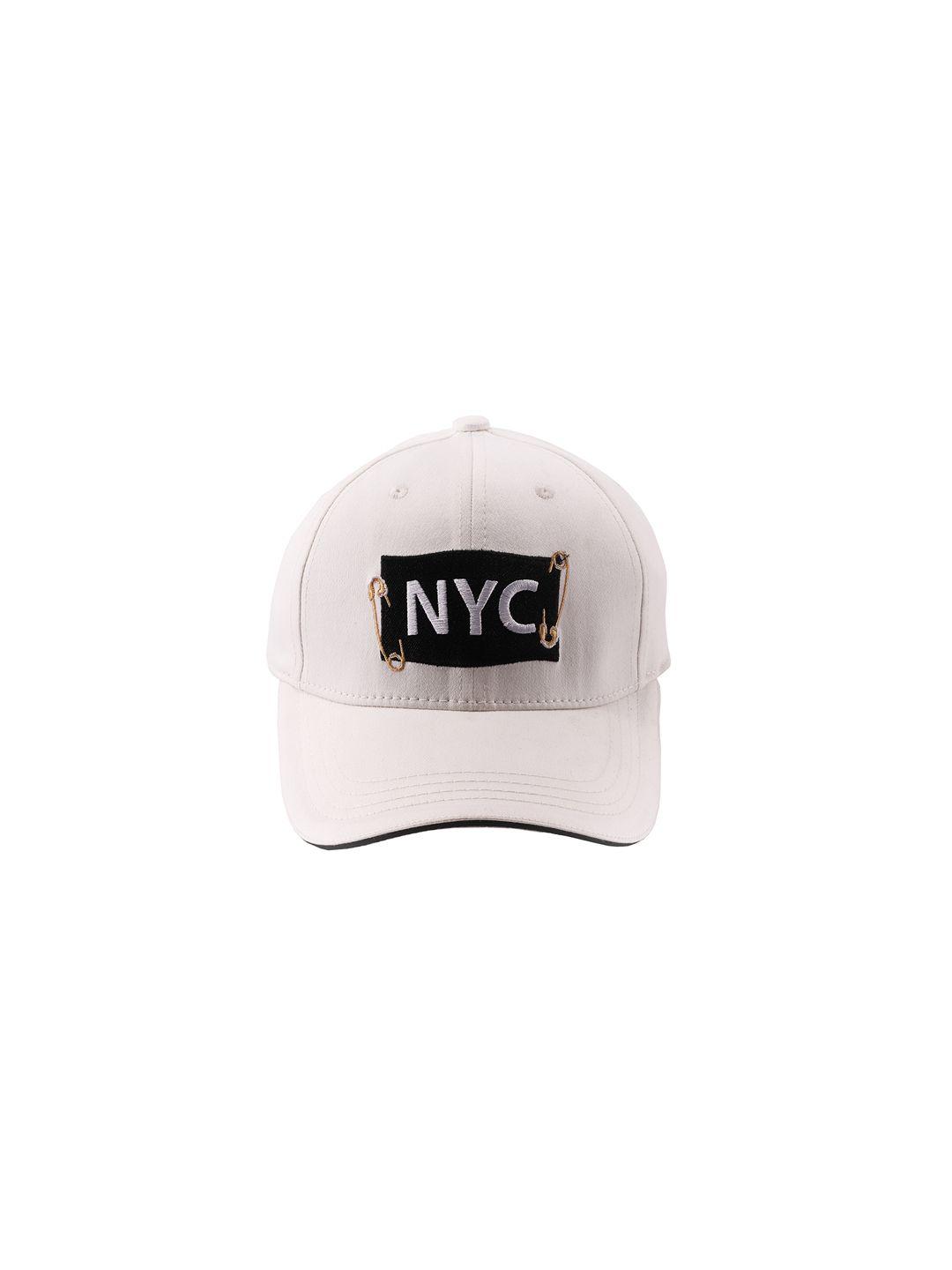 cap shap unisex white embroidered baseball cap