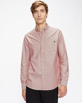 caplet - long sleeve oxford regular fit shirt