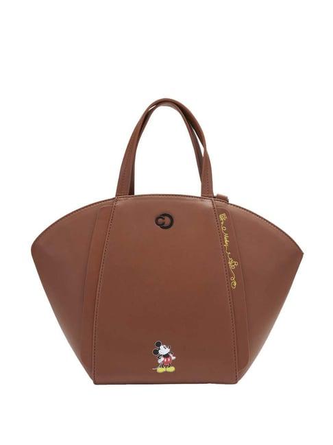 caprese tiana tan solid free size tote handbag