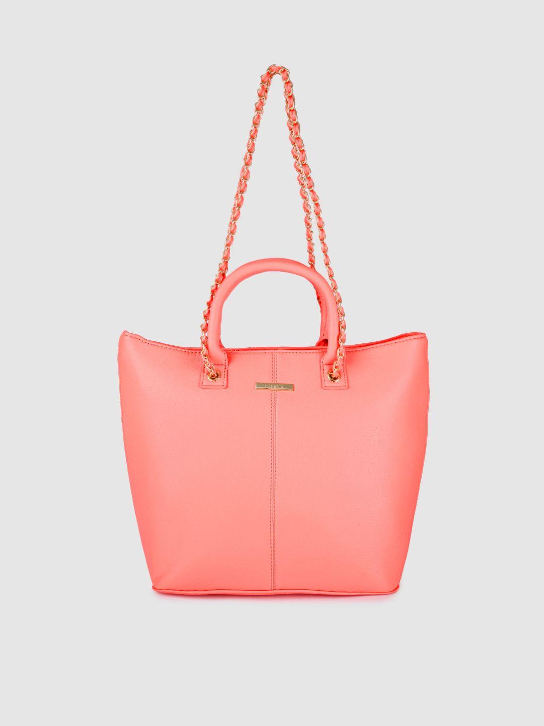 caprese coral yura shoulder bag