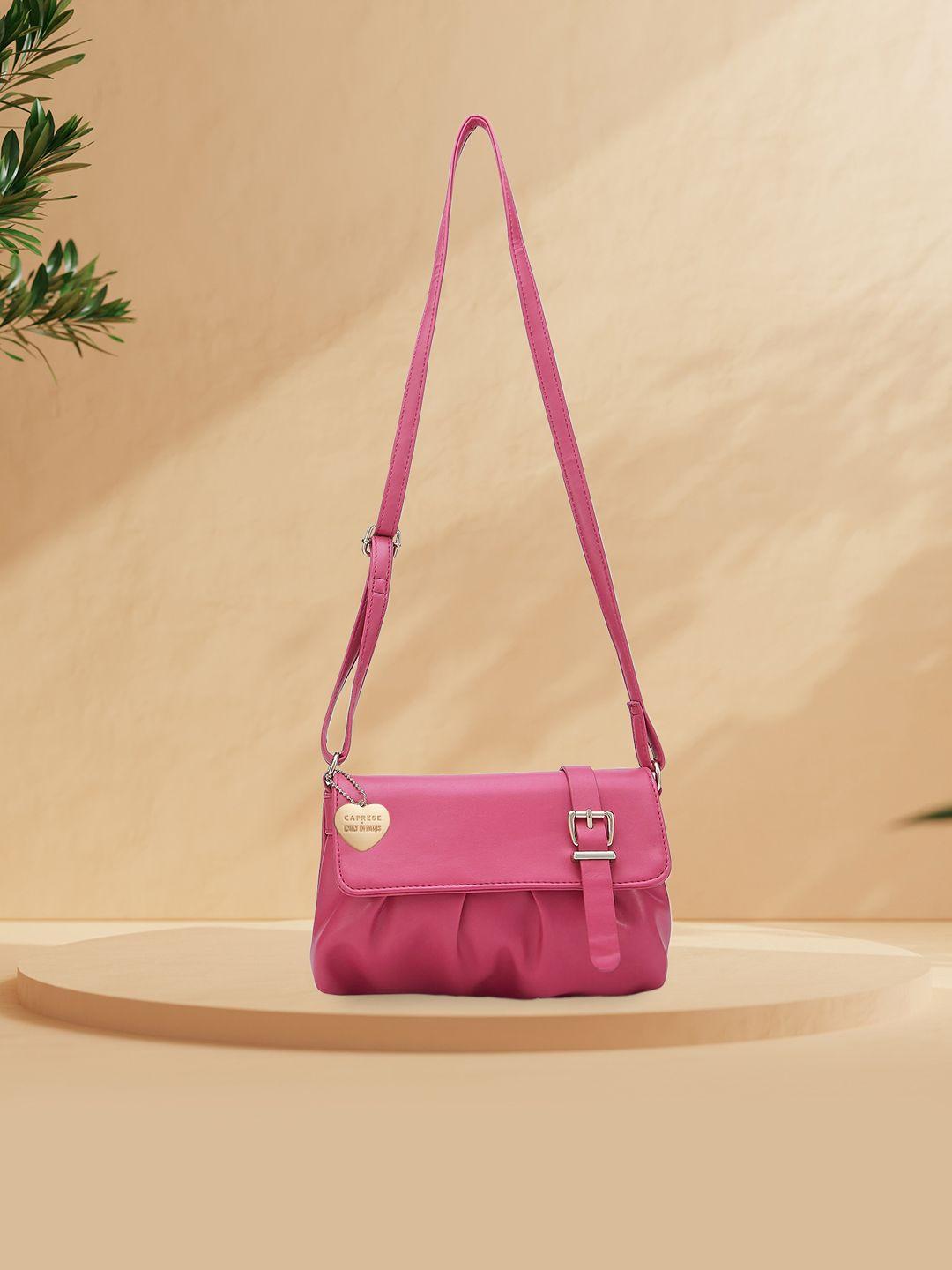 caprese emily in paris small structured sling bag