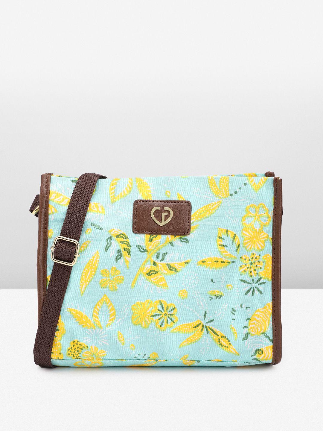 caprese floral printed sling bag