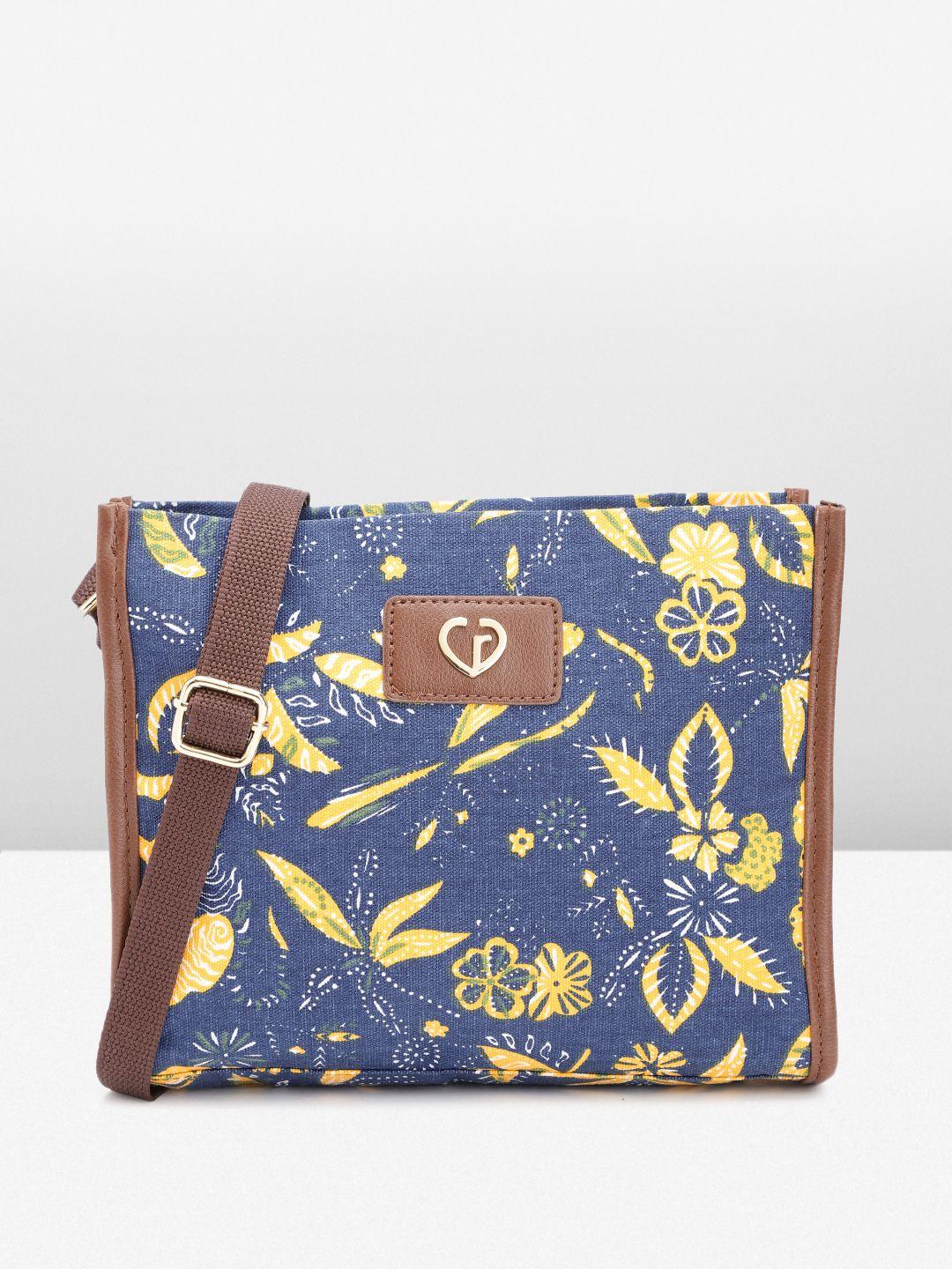 caprese floral printed sling bag