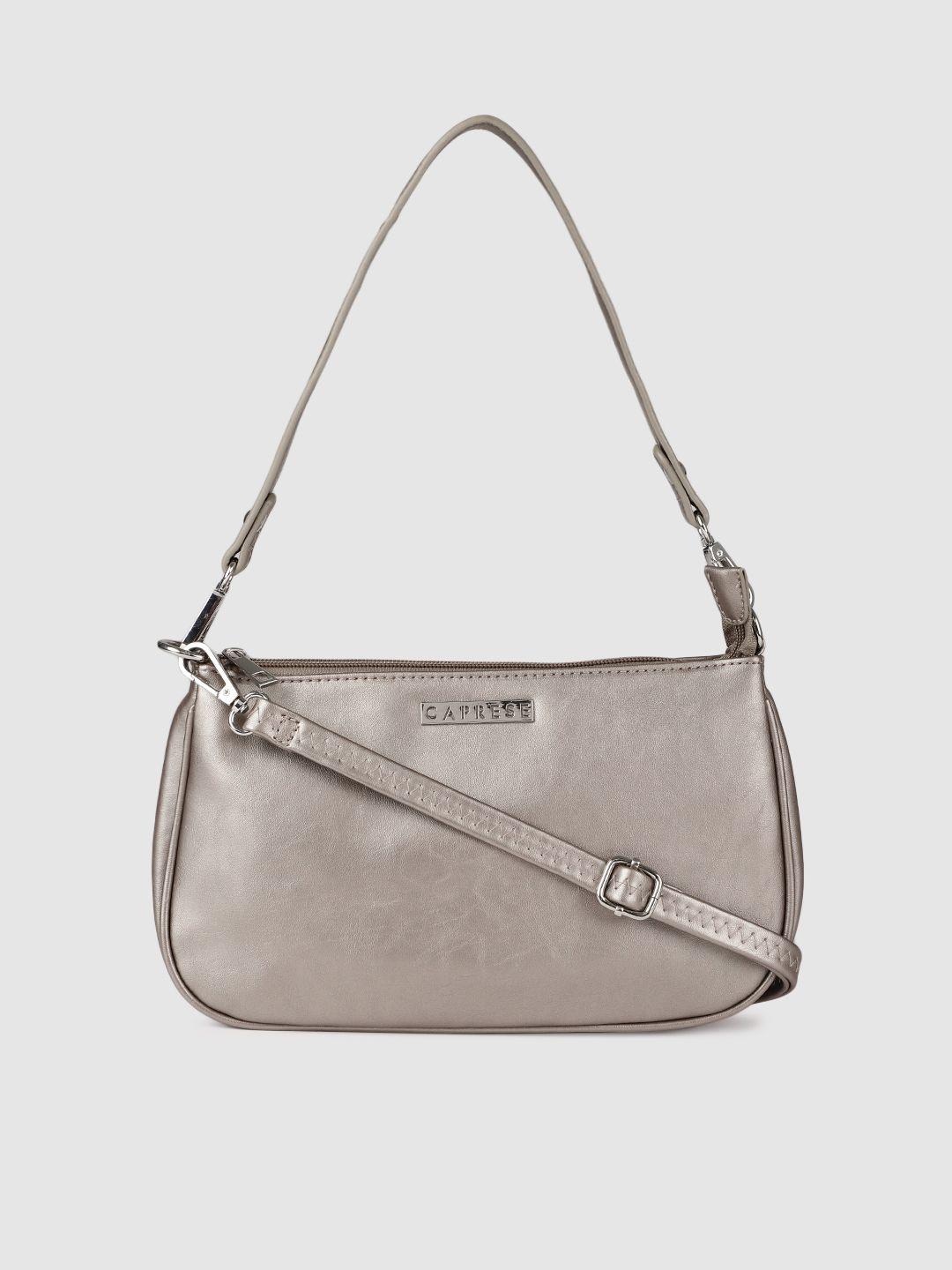 caprese gunmetal-toned solid sling bag