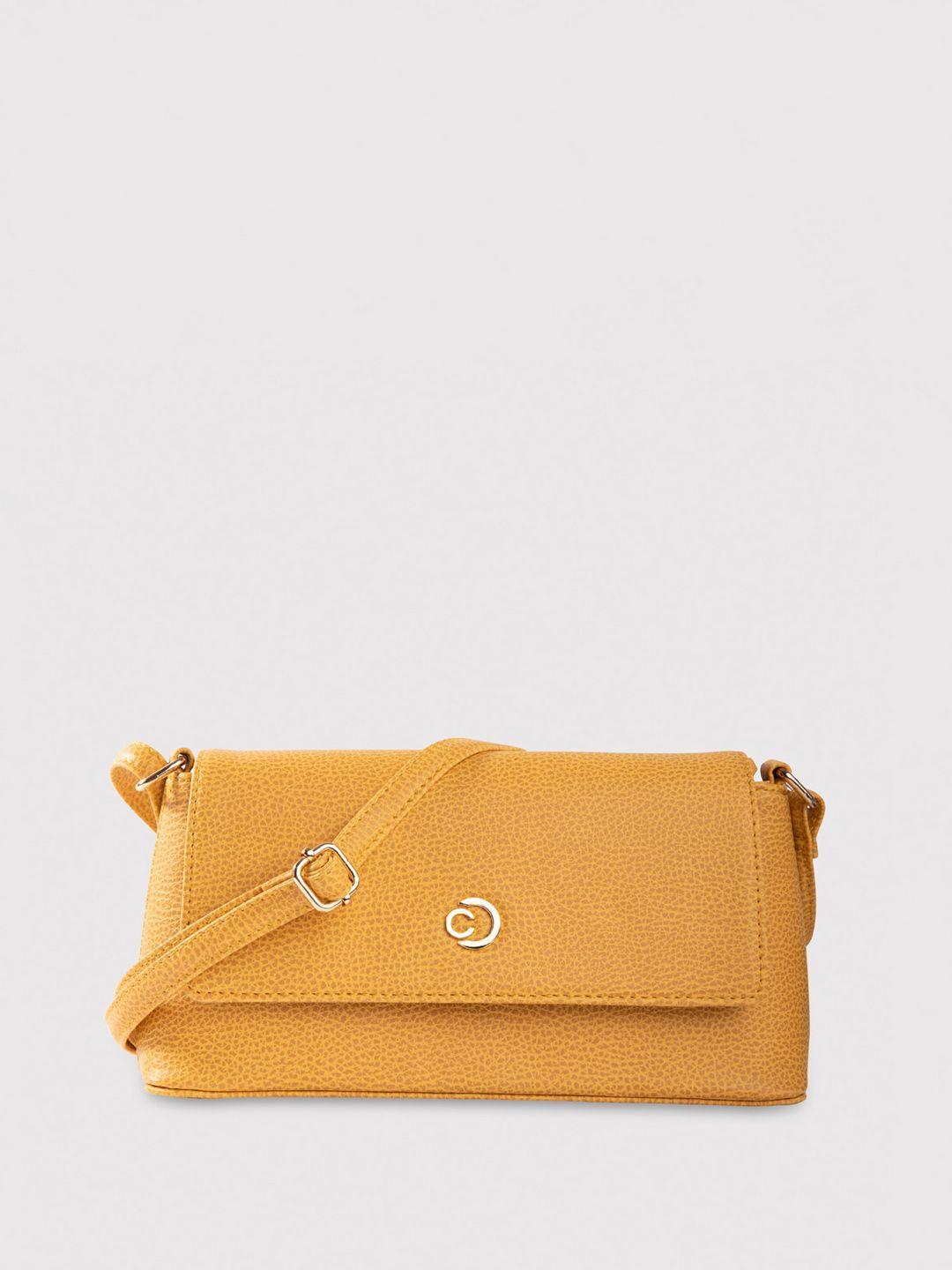 caprese leather structured sling bag