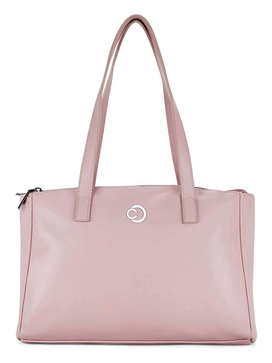 caprese mauve solid shoulder bag