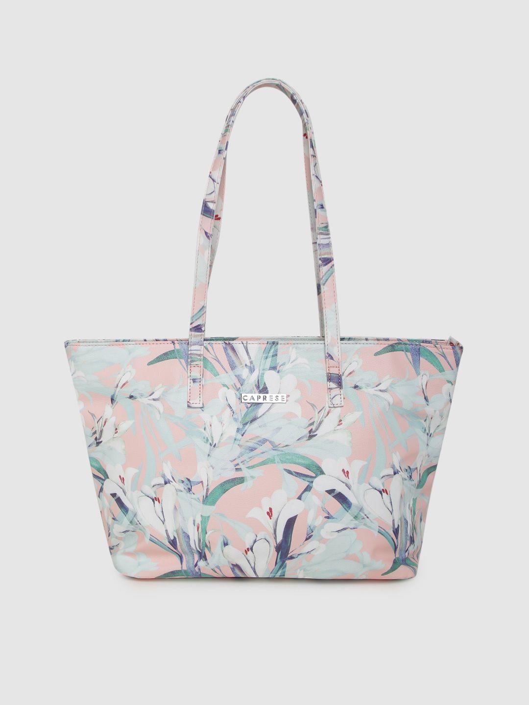 caprese multicoloured printed shoulder bag