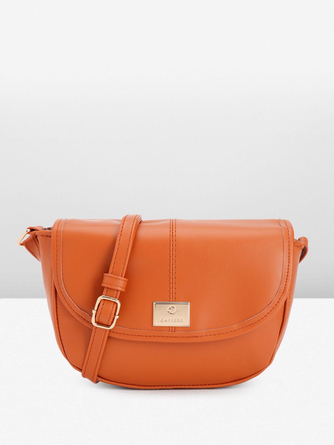 caprese solid half moon sling bag