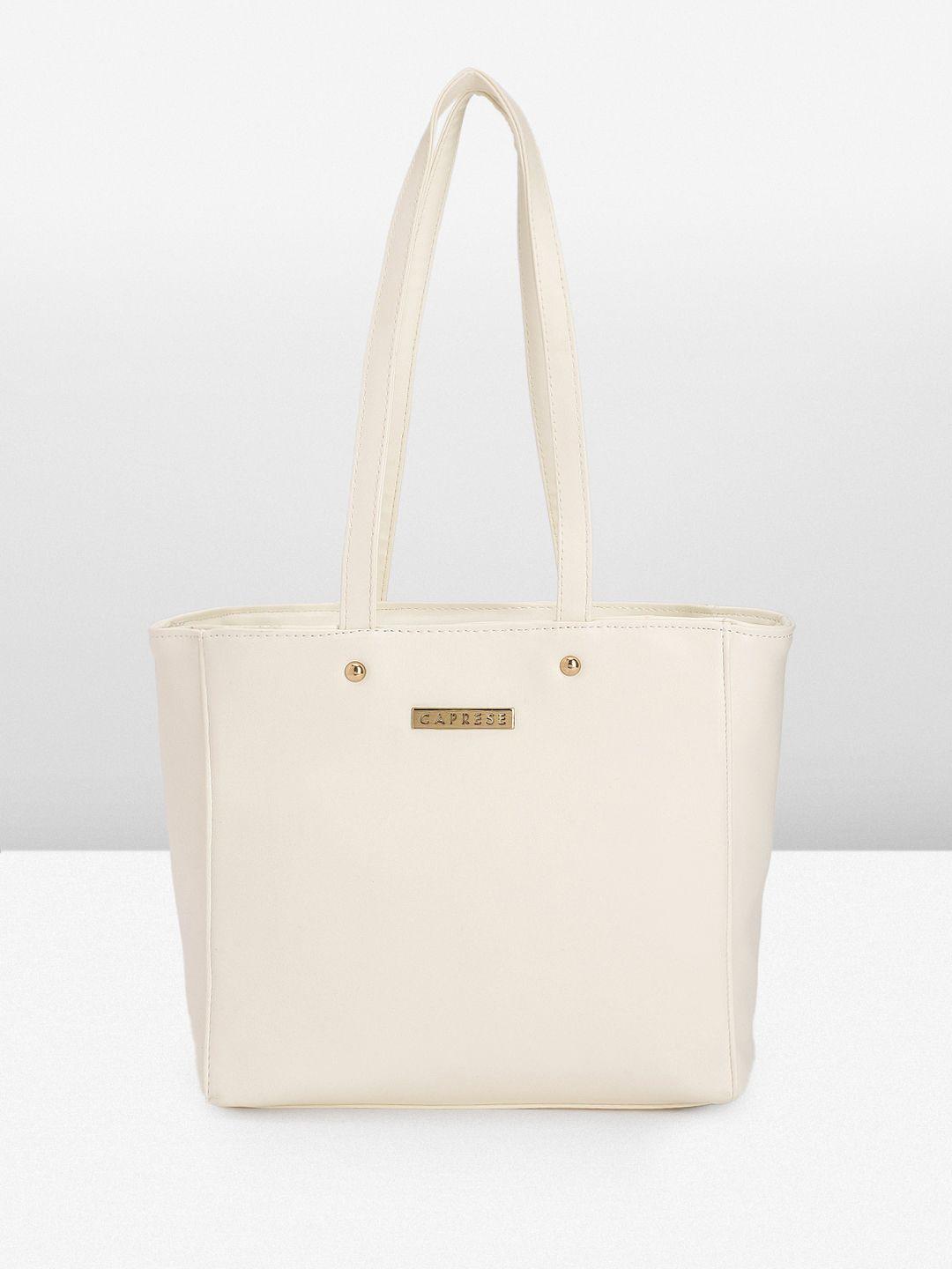 caprese solid structured shoulder bag