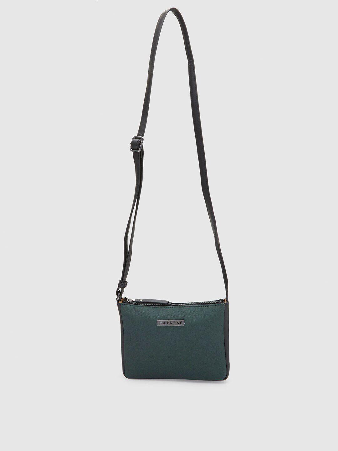 caprese solid structured sling bag