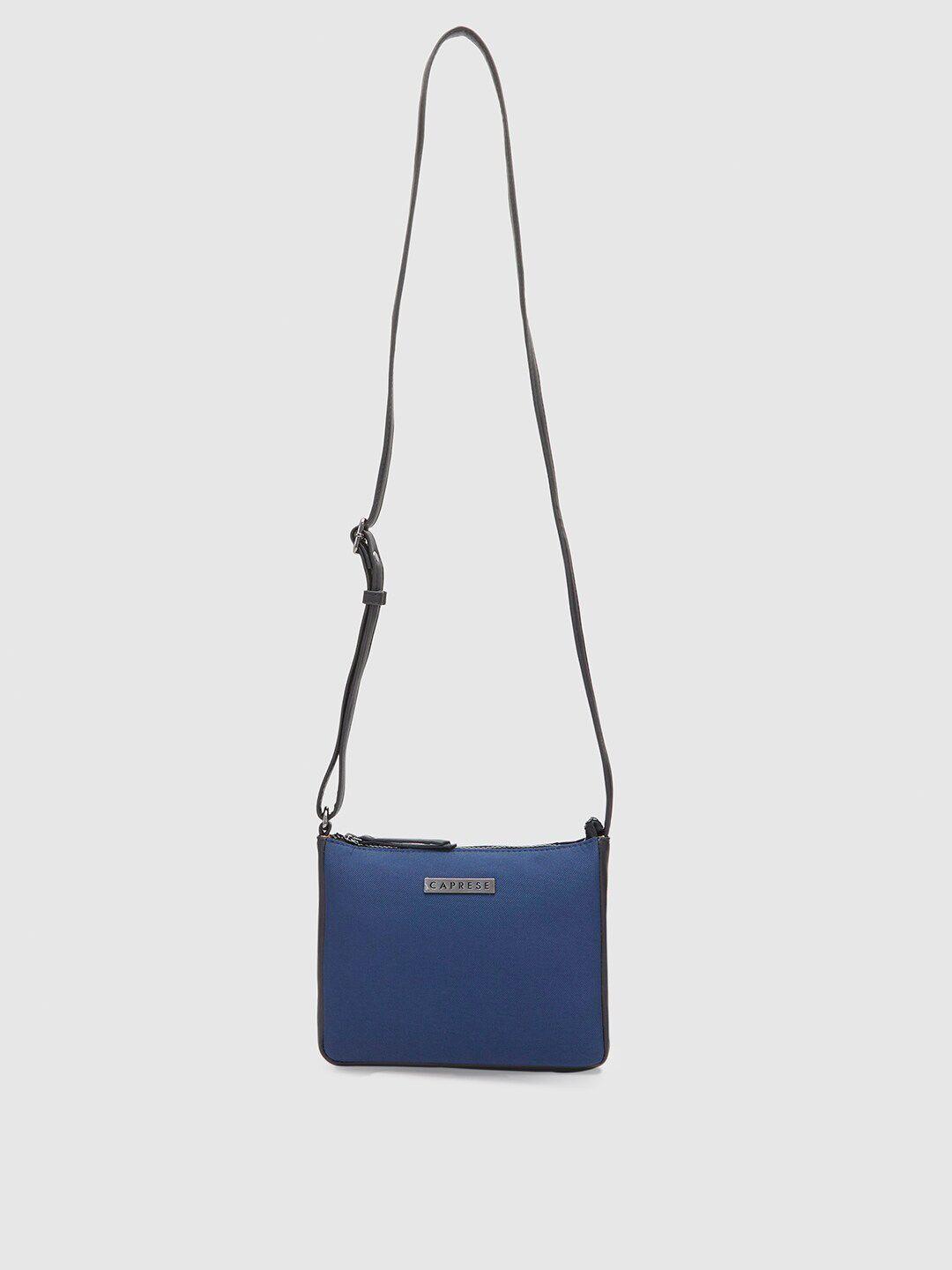 caprese structured leather sling bag