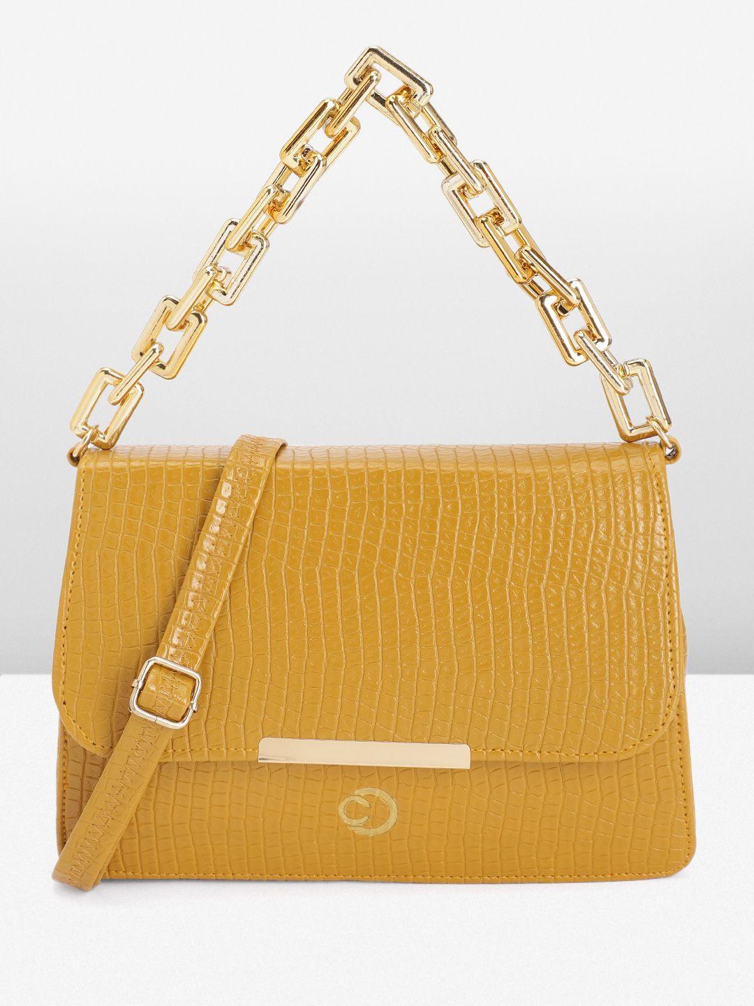 caprese textured structured handheld bag