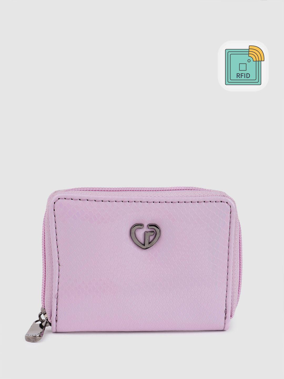 caprese women abstract textured zip around wallet