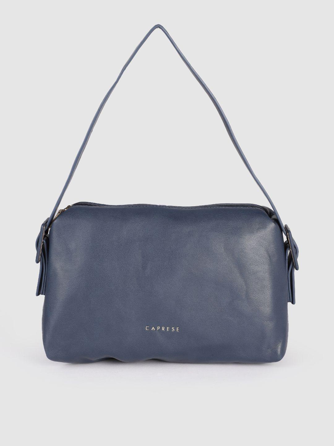 caprese women blue structured shoulder bag