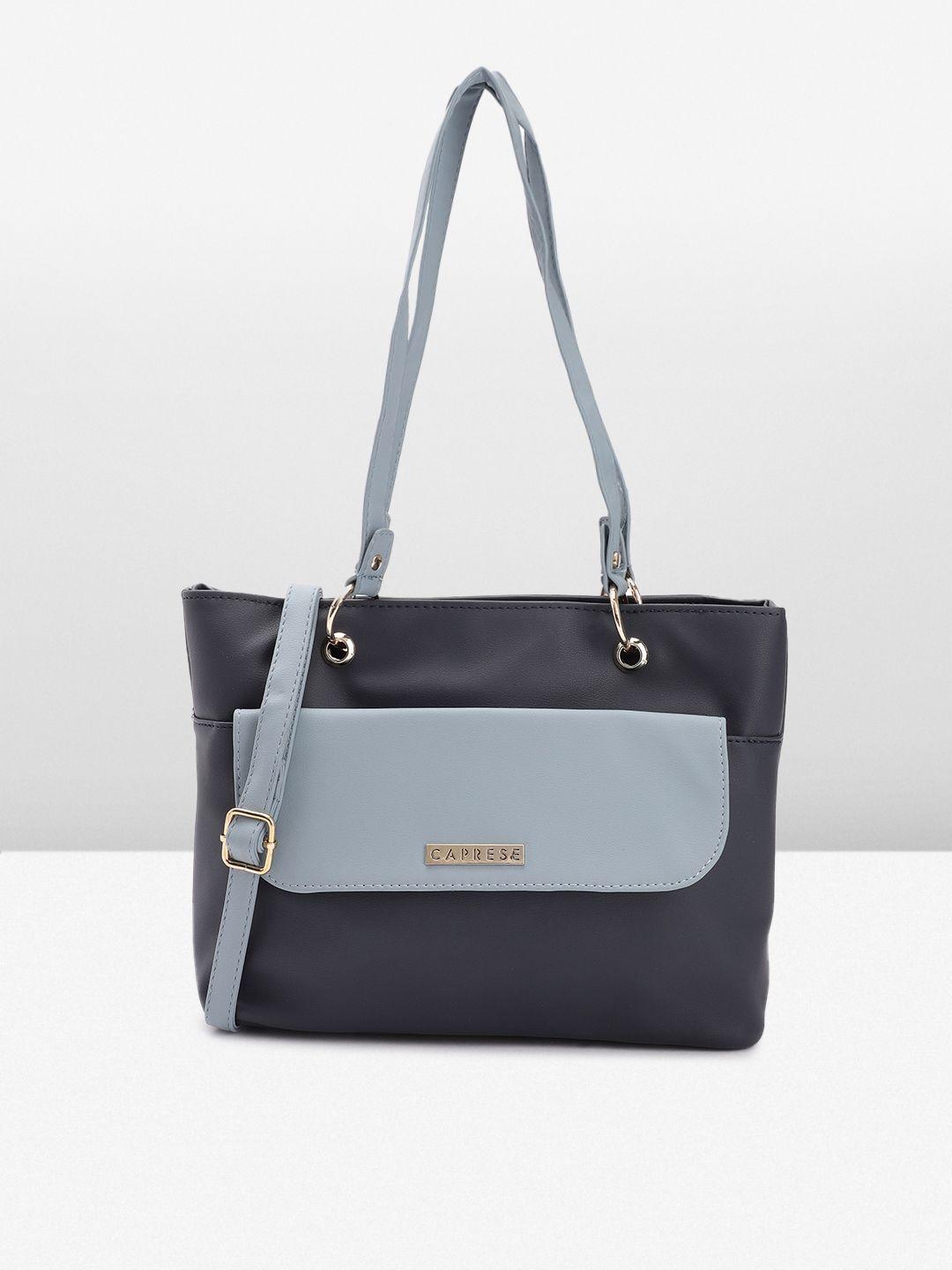 caprese women colourblocked shoulder bag