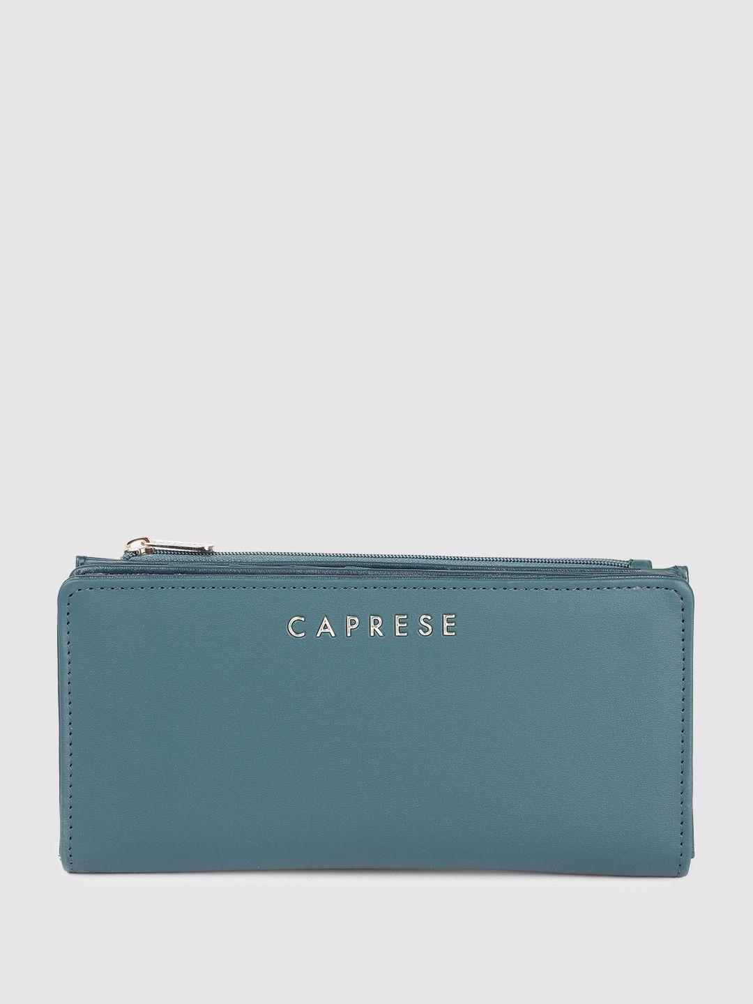 caprese women solid two fold wallet