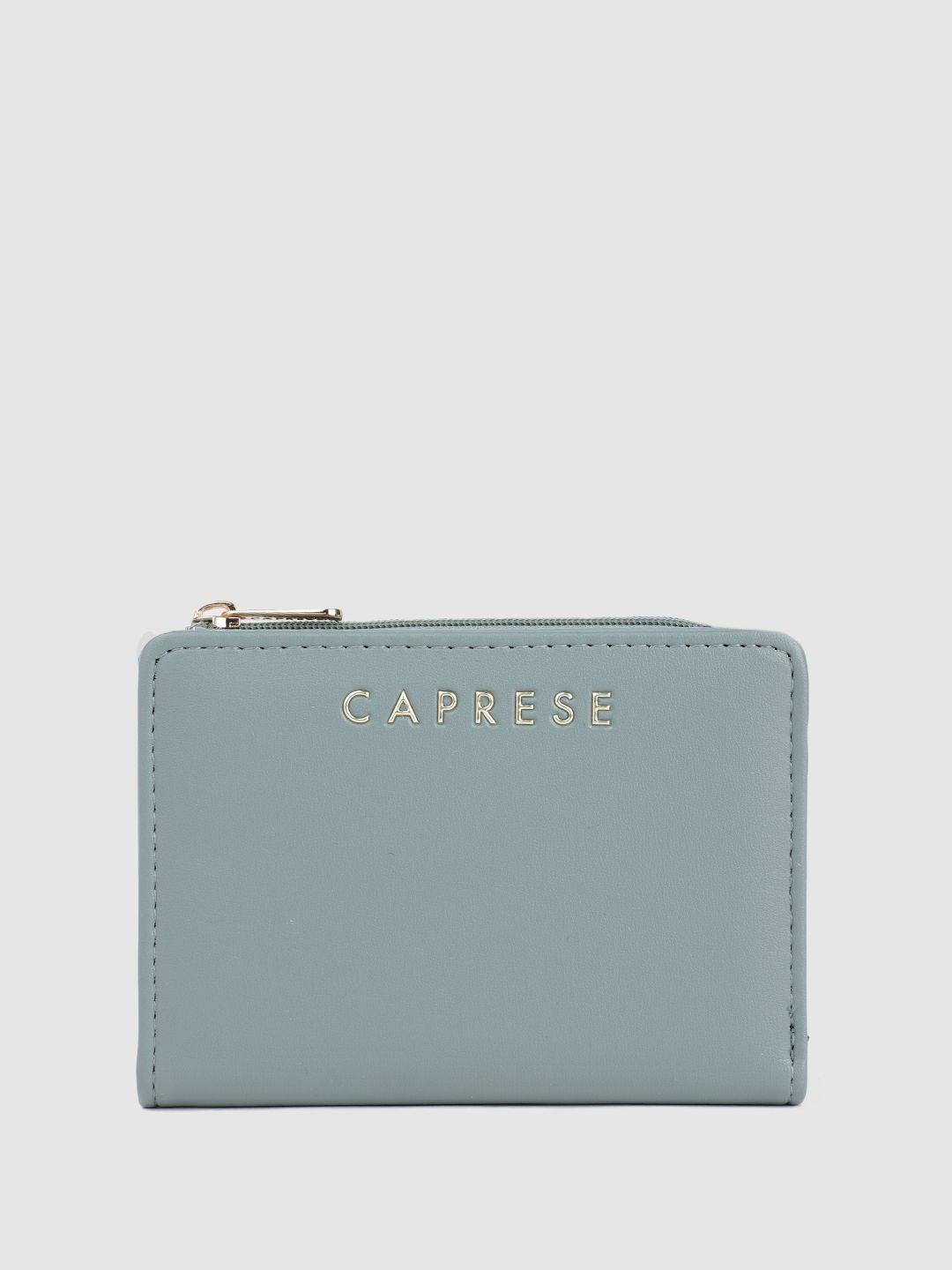 caprese women solid two fold wallet