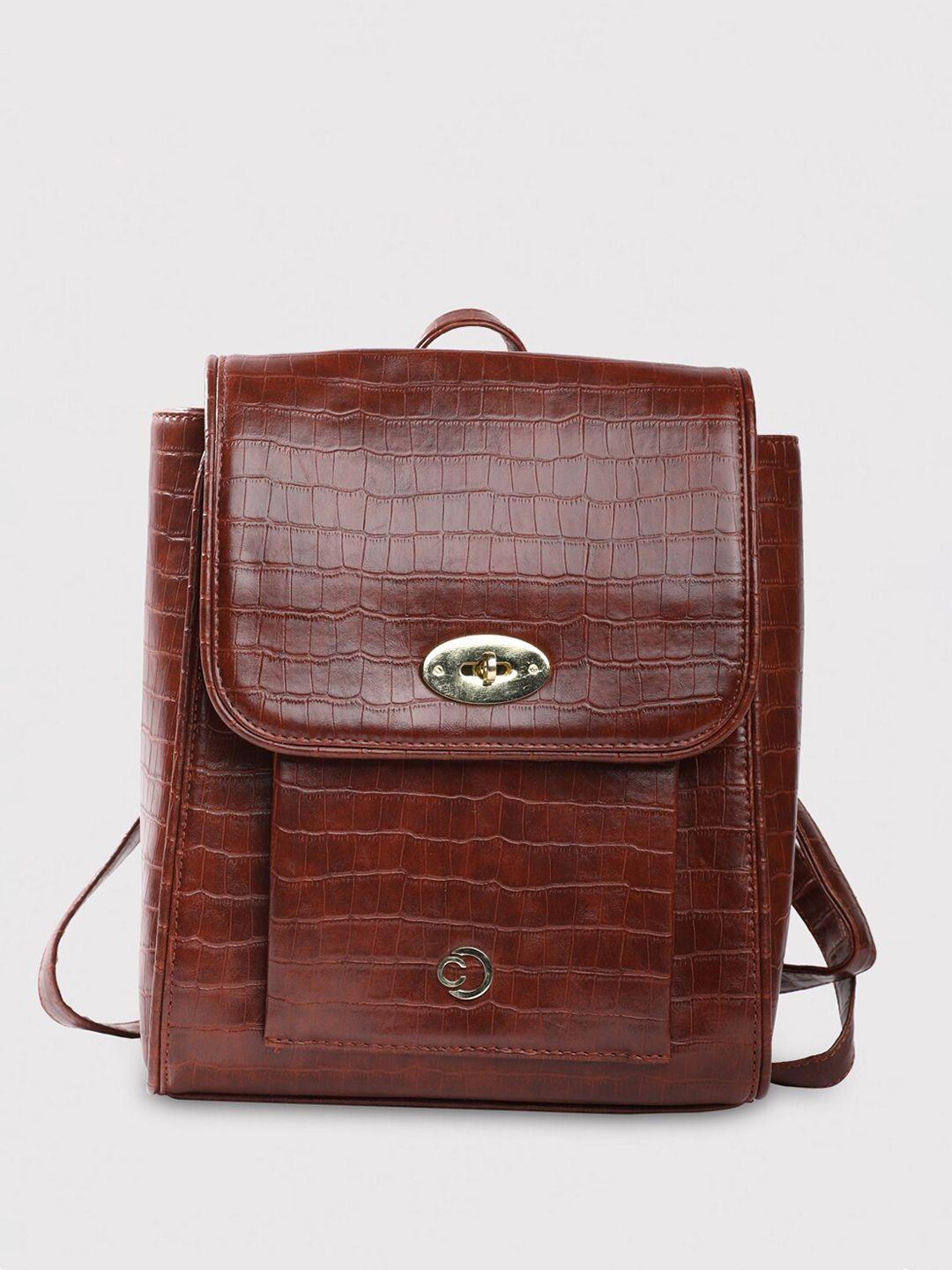 caprese women textured backpack