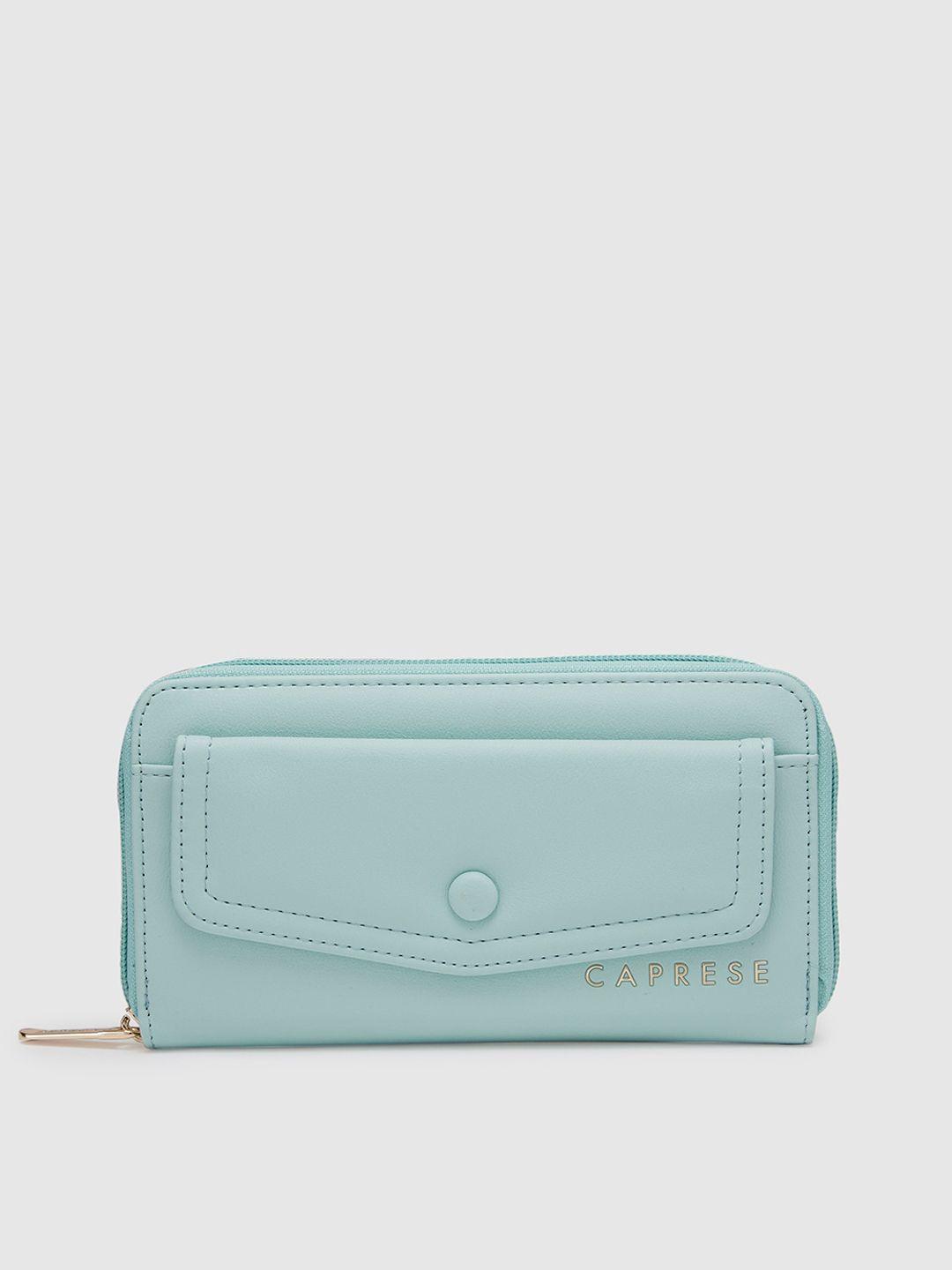 caprese women zip around wallet