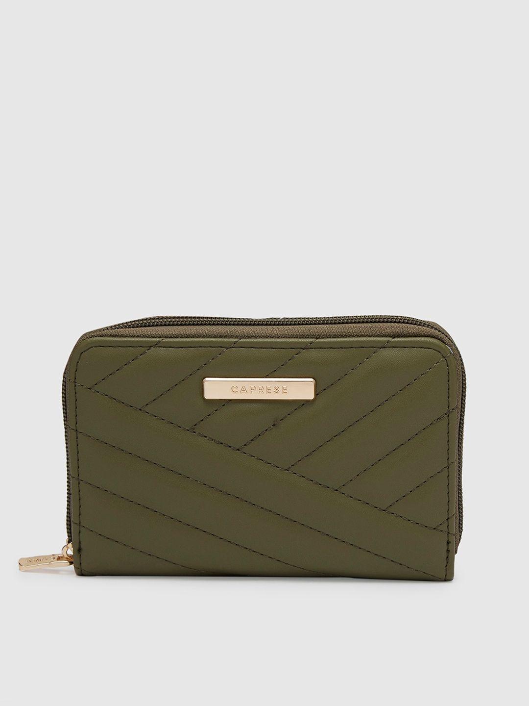 caprese women zip around wallet