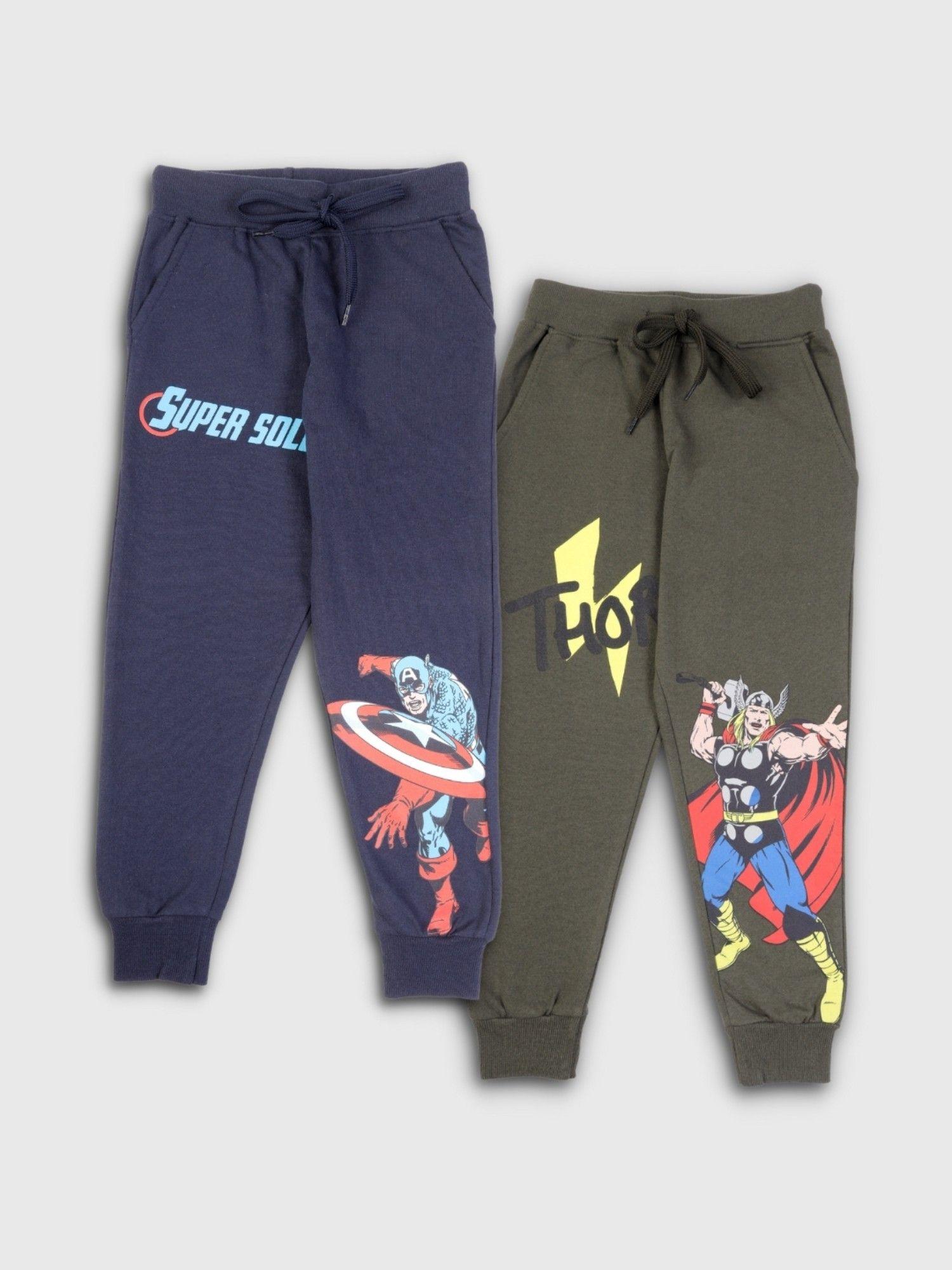 captain america and thor joggers (pack of 2)