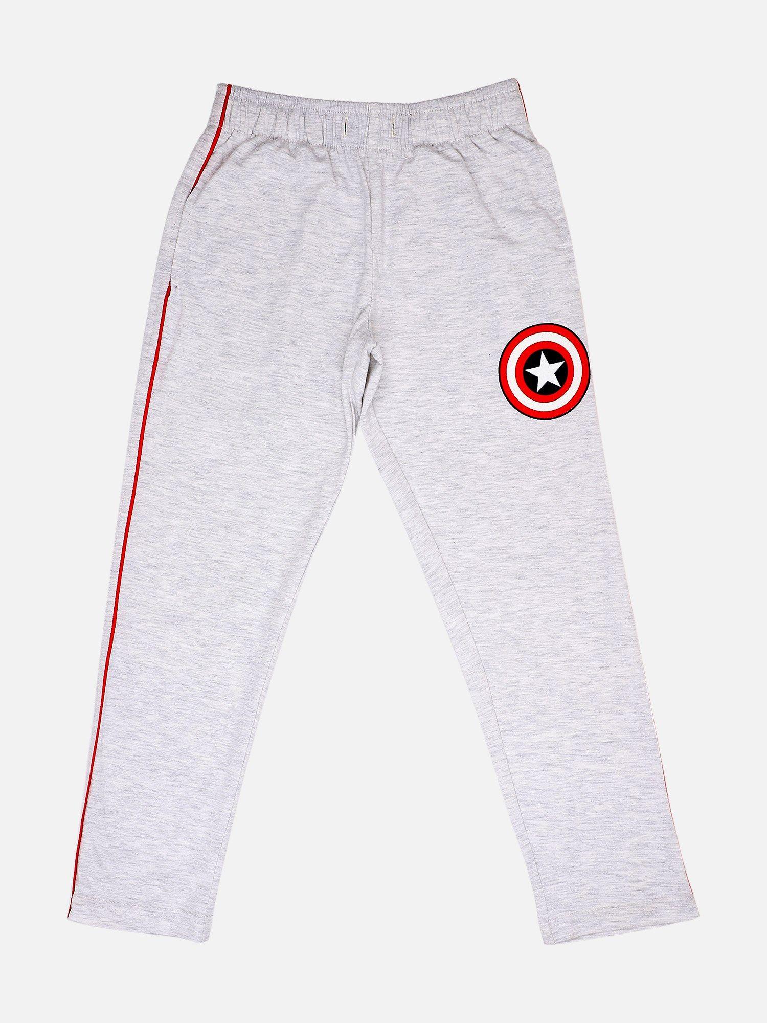 captain america featured grey pyjama for boys