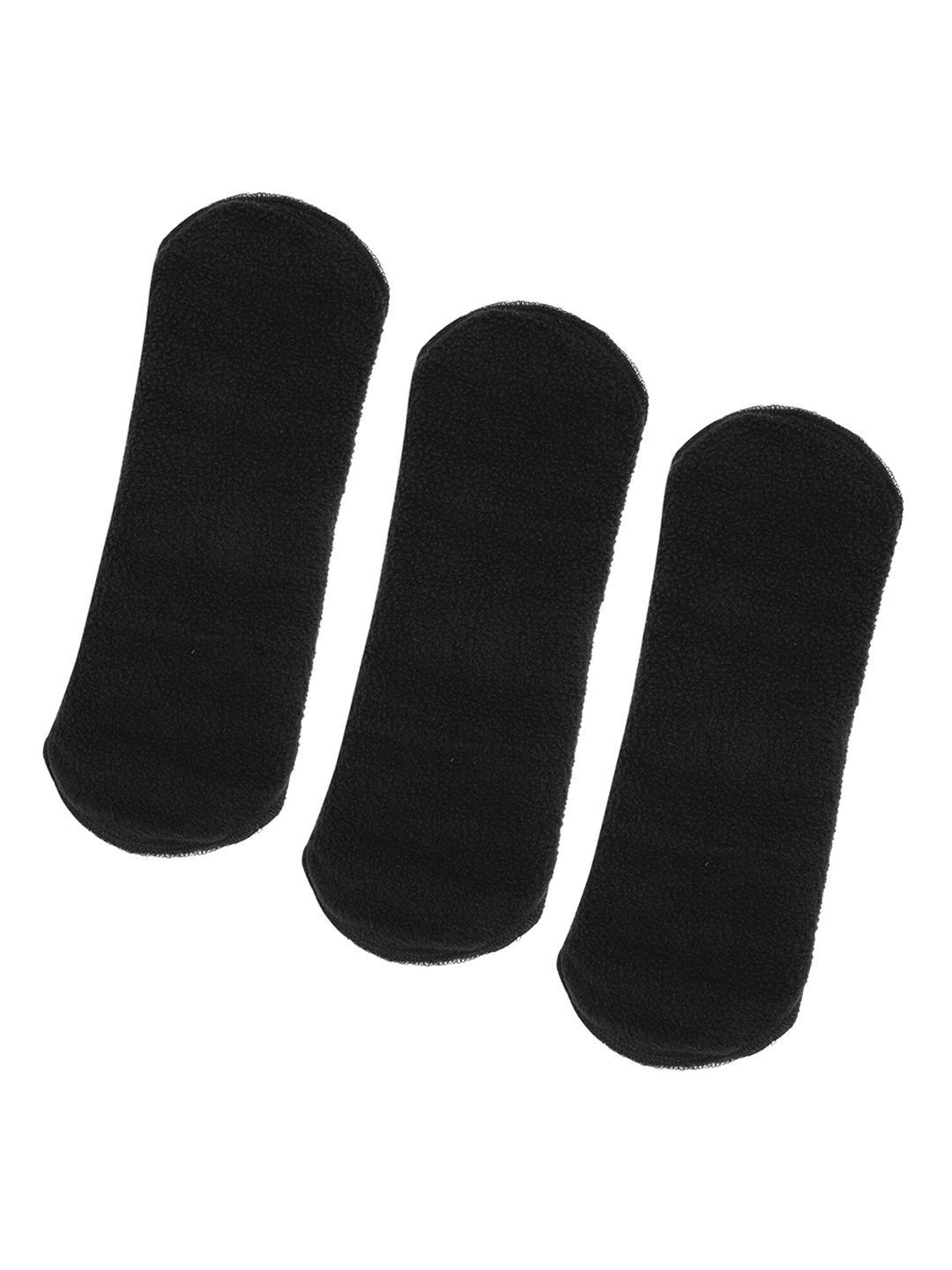 caredone set of 3 ultra thin 4-layered rash free reusable sanitary cloth pads - xl