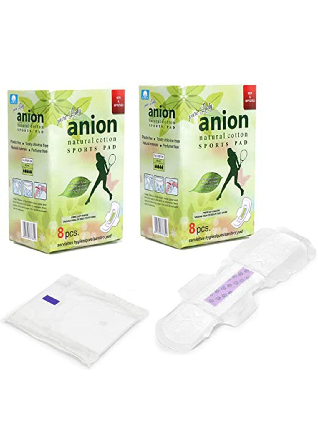 caredone pack of 2 women ultra thin rash free sanitary pads - 8 pads each