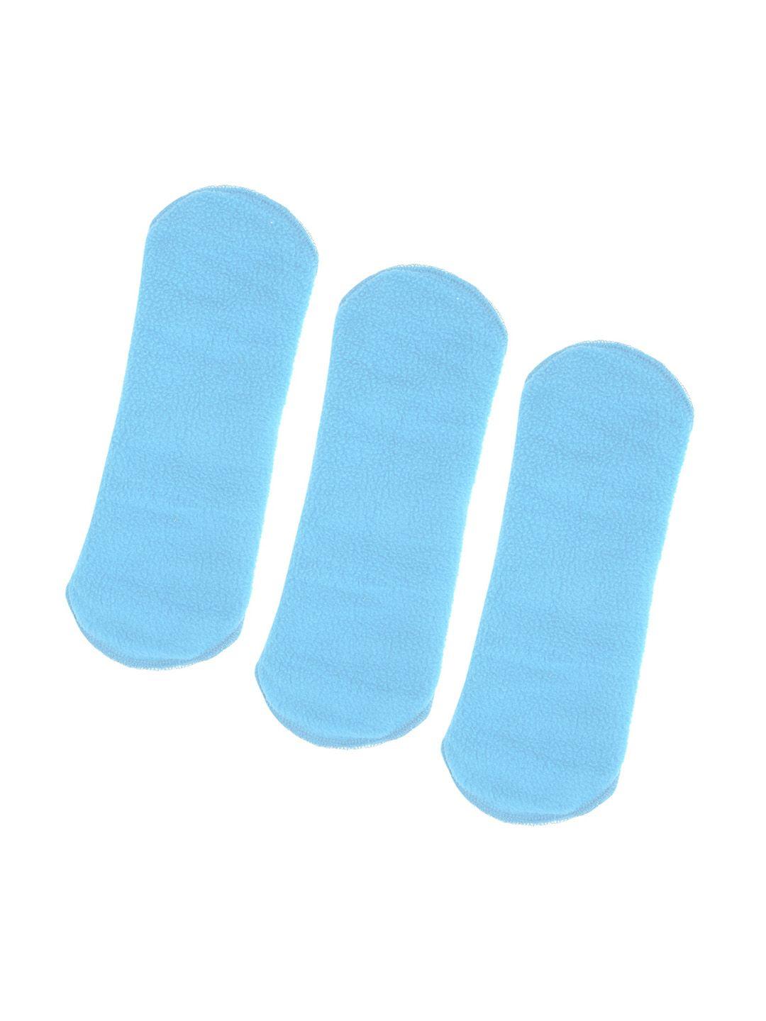 caredone set of 3 4-layered ultra thin rash free reusable sanitary cloth pads