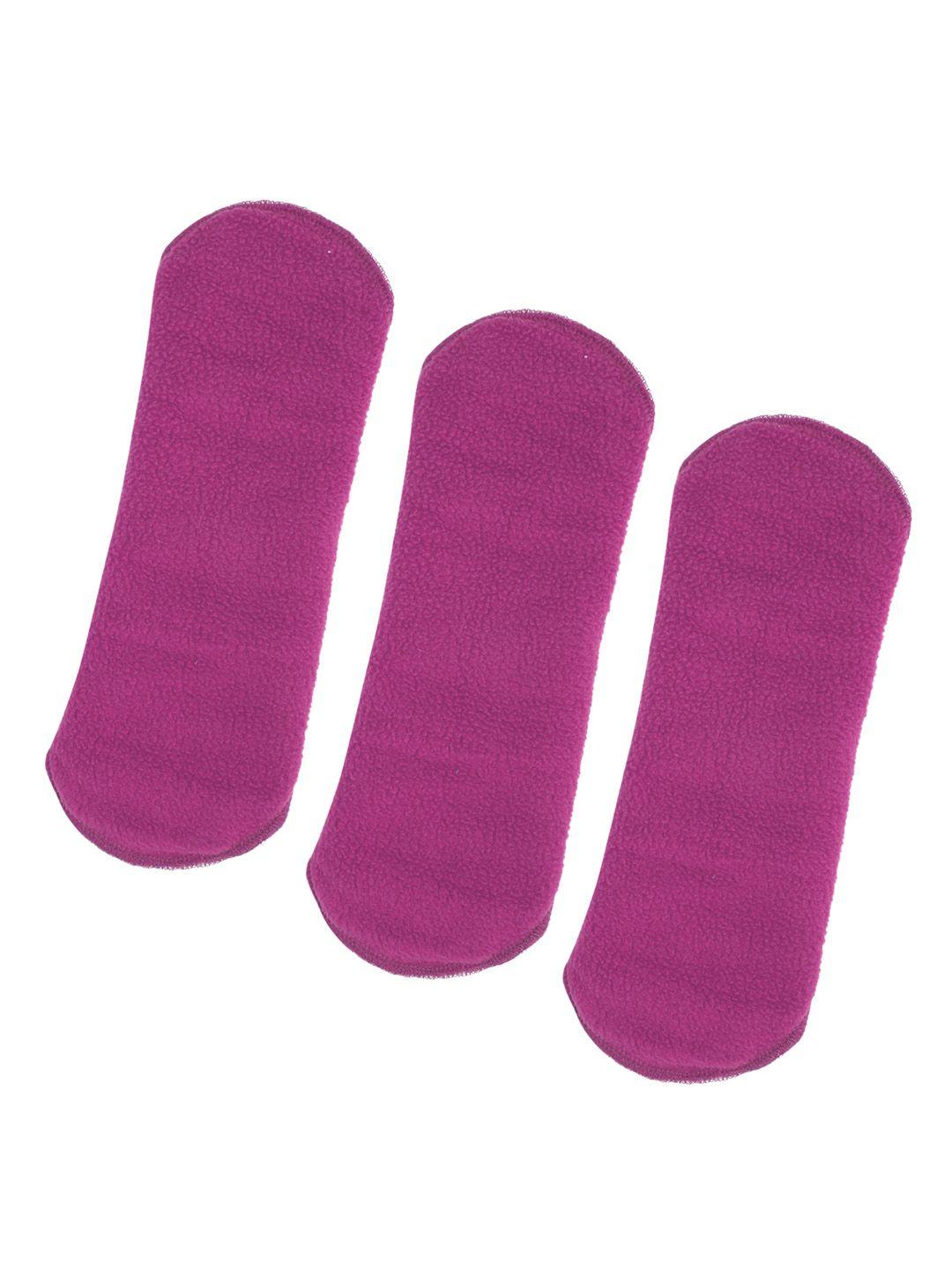 caredone set of 3 reusable sanitary cotton cloth pads