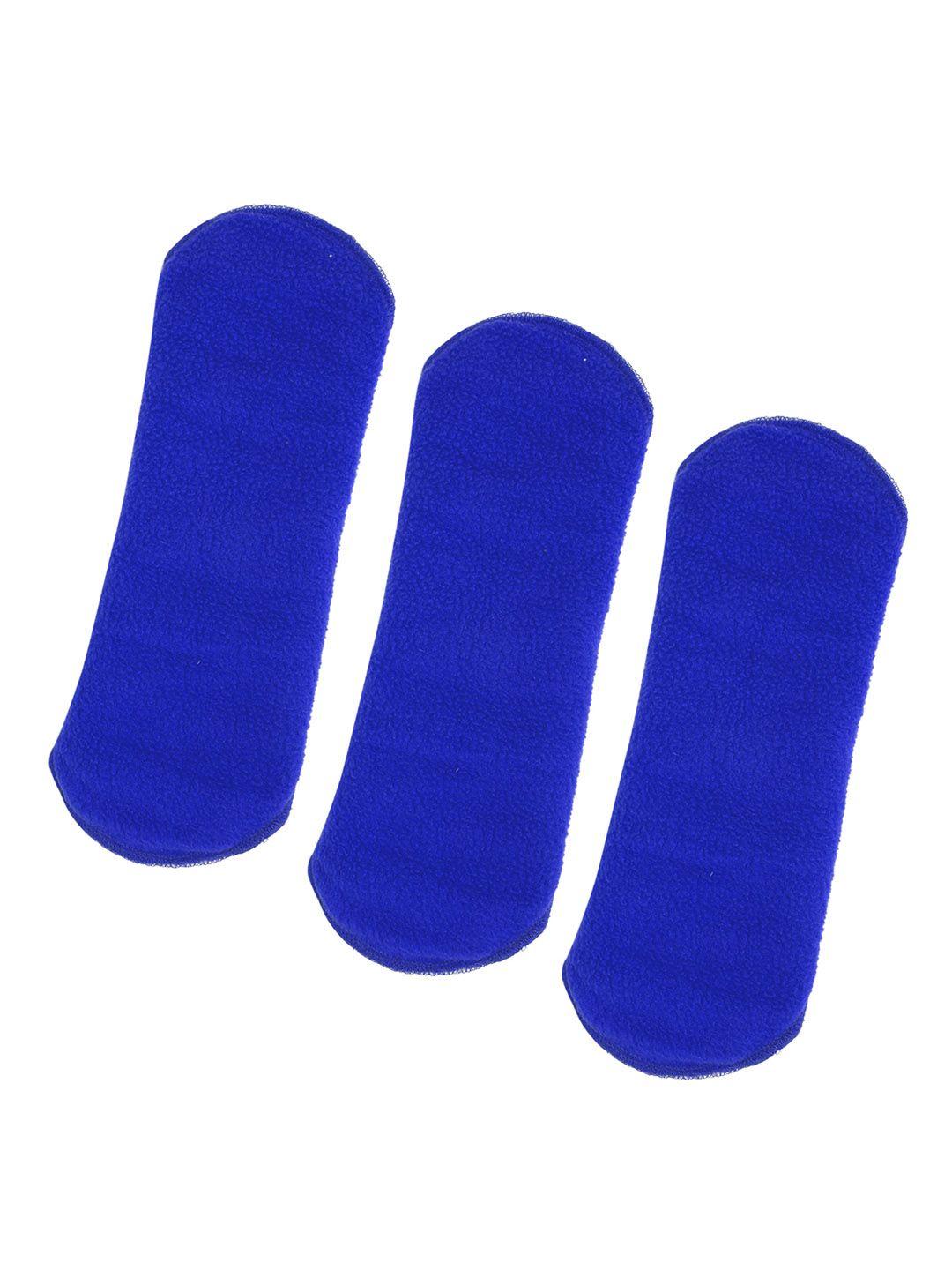 caredone set of 3 ultra thin 4-layered rash free reusable sanitary cloth pads - xl