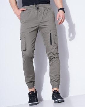 cargo jogger pants with drawstring waist