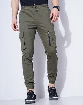cargo jogger pants with drawstring waist