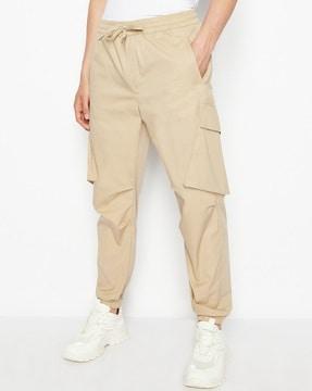 cargo joggers with flap pockets