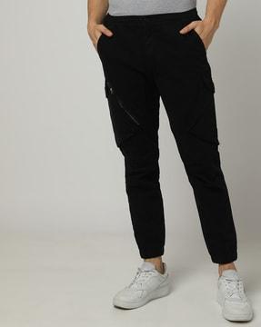 cargo joggers with key chain loop