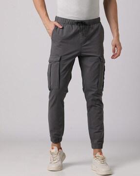 cargo joggers without top stitch detailing