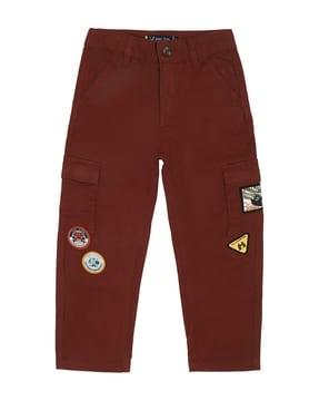 cargo pants with applique