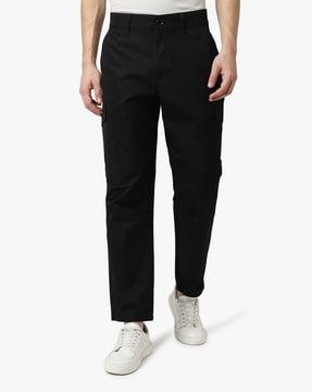 cargo trousers with flap pockets