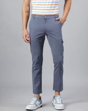 cargo chinos with button closure