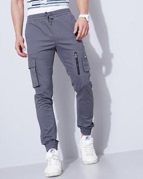 cargo jogger pants with drawstring waist